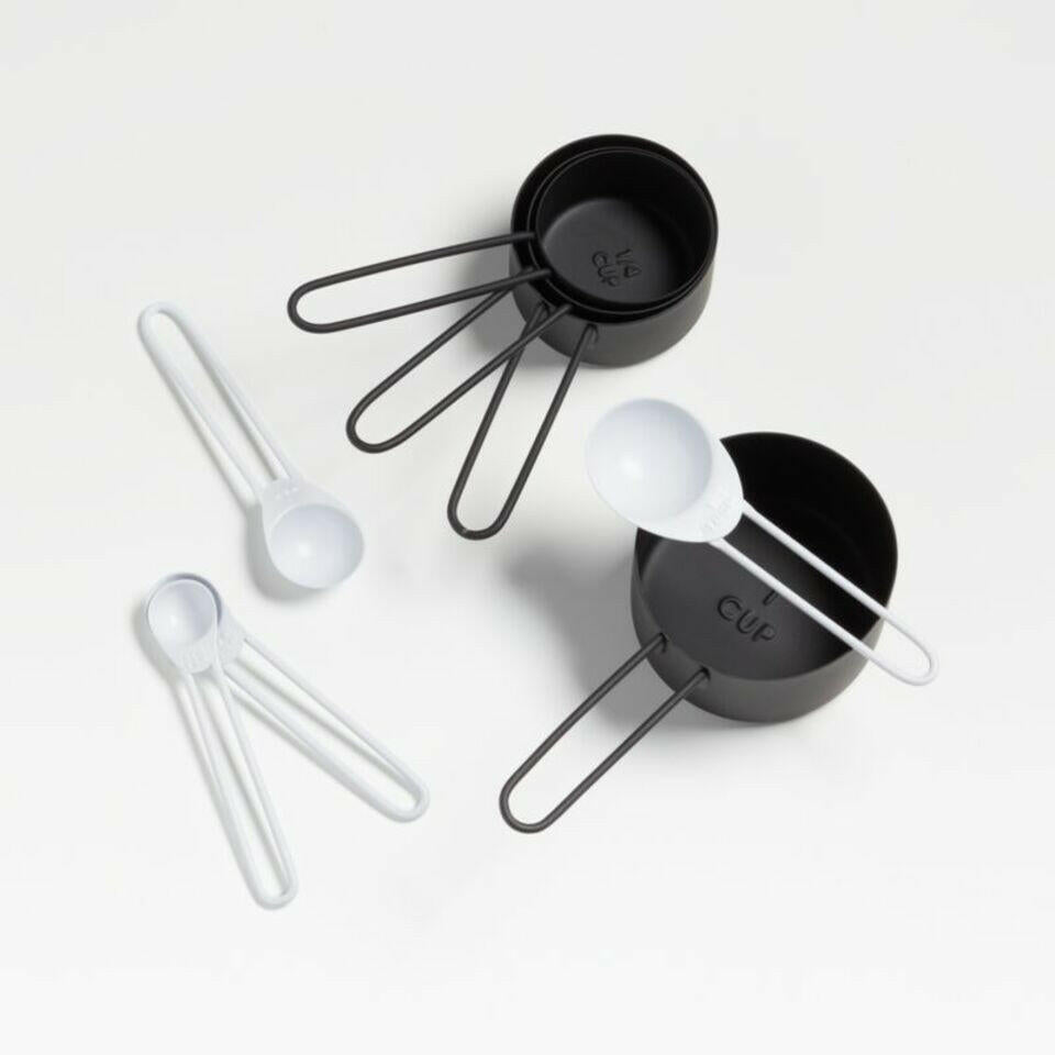 Nera Matte Black Measuring Cups and Spoons