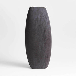 Alura Tall Grey Porcelain Vase.