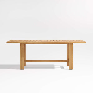 Anguilla 83" Teak Wood Outdoor Dining Table