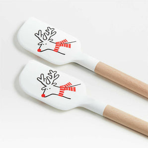 Arctic Friend Reindeer Silicone Mini Spatulas, Set of 2 NO PUBLICAR.