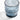 Atwell 11-Oz. Blue Stackable Ribbed Double Old-Fashioned Glass