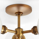 Bouldin Brass Flush Mount Light.