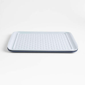 Extra-Large Prep and Serve Stacking Grill Prep Trays, Set of 2.