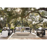 Avalon 51" Rectangular Tile Outdoor Coffee Table.