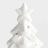 LED Mini White Ceramic Christmas Tree NO PUBLICAR.