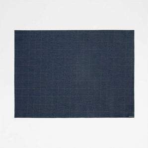 Chilewich ® Chase Rectangle Deep Indigo Placemat