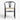 Crescent Black Wood Wishbone Dining Chair