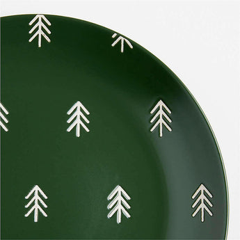 Evergreen Forest Holiday Salad Plate NO PUBLICAR.