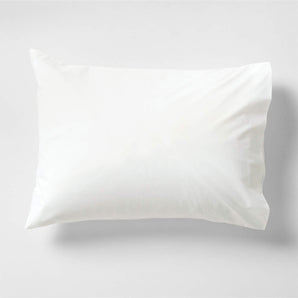 Everyday Organic Cotton Percale Crisp White Standard Bed Pillow Sham