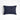 Fedo Wool Blend 22"x15" Indigo Blue Throw Pillow