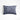 Fedo Wool Blend 22"x15" Indigo Blue Throw Pillow