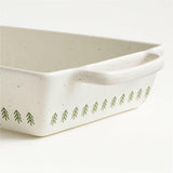 Green Trees Christmas 9"x13" Baking Dish.