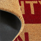 Naughty or Nice Red Holiday Doormat 18"x30" NO PUBLICAR.