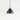 Maddox Black Bell Small Pendant Light with Nickel Socket