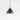 Maddox Black Bell Small Pendant Light with Nickel Socket