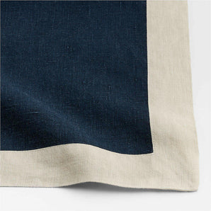 Marin Navy Blue Flag Napkin.