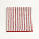 Mercer Merrow-Stitch Red Stripe Napkin NO PUBLICAR.