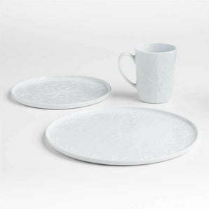 Mercer Snowflake Porcelain Salad Plate NO PUBLICAR.