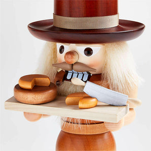 Christmas Cheese Monger Handmade German Nutcracker NO PUBLICAR.