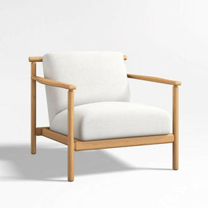 Ojai Upholstered Wood Frame Accent Chair.