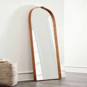 Penarth Walnut Floor Mirror 35.4"x76"