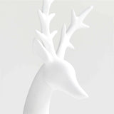 White Porcelain Holiday Reindeer Sculpture NO PUBLICAR.