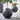 Sphere Small Dark Grey Indoor/Outdoor Planter.