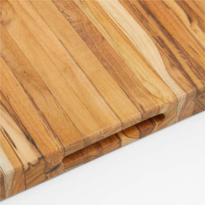 Teakhaus Edge-Grain Professional Cutting Board with Hand Grips 24"x18".