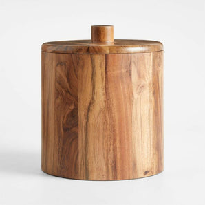 Tondo Large Wood Canister