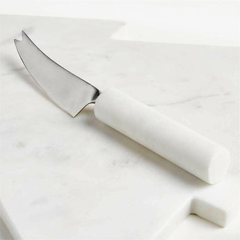 White Marble Holiday Tree Cheese Board with Knife NO PUBLICAR HOLIDAY.