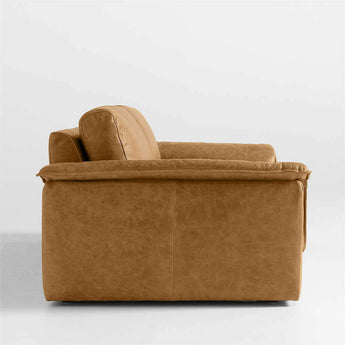 Wythe 92" Leather Sofa.