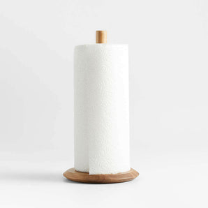 Acacia Wooden Paper Towel Holder.