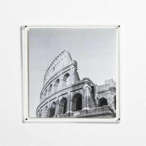 Acrylic Block 11x11 Wall-Mounted Picture Frame.