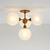 Bouldin Brass Flush Mount Light.