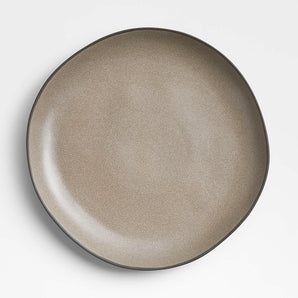 Natural Recycled Clay Dinner Plate by Eric Adjepong.
