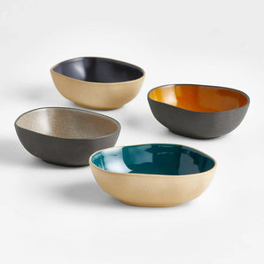 Recycled Clay Mini Bowls, Set of 4 by Eric Adjepong.
