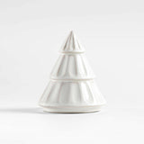 Dover Small White Ceramic Christmas Tree 5" NO PUBLICAR.