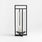 Dune Black Metal Outdoor Lantern.