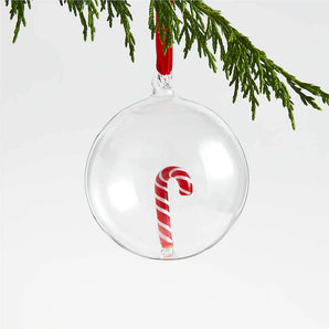 Glass Christmas Tree Ornament.