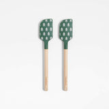 Green Trees Silicone Mini Spatulas, Set of 2 NO PUBLICAR.