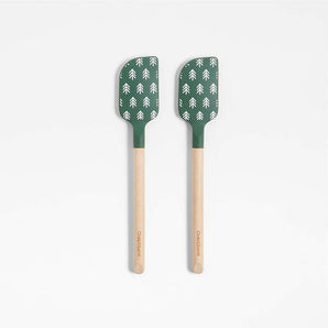 Green Trees Silicone Mini Spatulas, Set of 2 NO PUBLICAR.