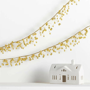 Jingle Bell Christmas Garland Gold 6' NO PUBLICAR.