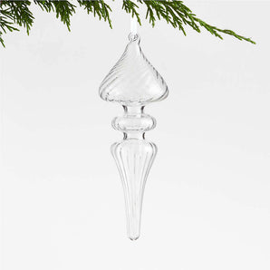 Glass Finial Christmas Tree Ornament NO PUBLICAR.