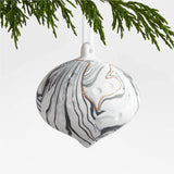 Marble Dipped Onion Christmas Tree Ornament NO PUBLICAR.