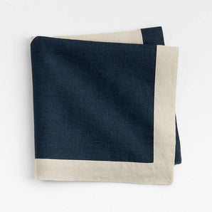 Marin Navy Blue Flag Napkin.