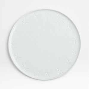 Mercer Snowflake Porcelain Dinner Plate NO PUBLICAR.