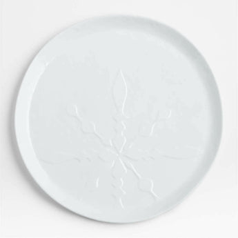 Mercer Snowflake Porcelain Platter NO PUBLICAR.