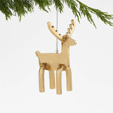 Modern Reindeer Christmas Tree Ornament.