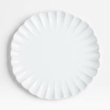 Palermo Scallop Stoneware Dinner Plate.