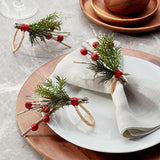 Holiday Twig Berry Napkin Ring NO PUBLICAR.